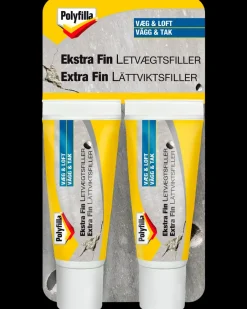 Outlet Letvægtsfiller - 2 x 20 ml Spartelmasse Og Reparation