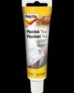 Clearance Plastisk Træ 75 g - Hvid Spartelmasse Og Reparation