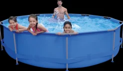 Pool med stålramme 6.125 L Pool- Og Spatilbehør
