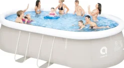 Best Pool Oval m. stålramme 10.886 L Pool- Og Spatilbehør
