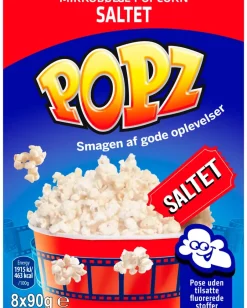 Best Popcorn 8 poser - assorterede varianter Chips Og Snacks