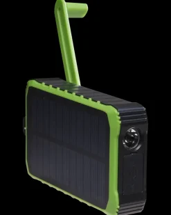 Hot Powerbank med Solcelle og Håndsving Mobiltilbehør
