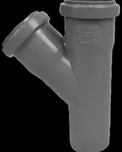 Hot PP grenrør 32/32 mm x 45° Afløbsrør