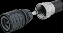 New Pro Slangekobling metal 1/2" med stop Slanger Og Vandingsartikler