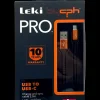Best PRO USB til USB-C Kabel - 2 meter sort Mobiltilbehør