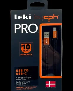 Best PRO USB til USB-C Kabel - 2 meter sort Mobiltilbehør