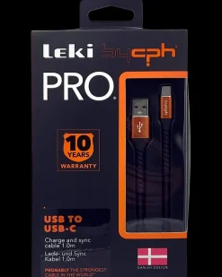 Discount PRO USB til USB-C Kabel - 1 meter sort Mobiltilbehør