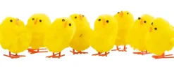 Online Påskekyllinger H. 4 cm 8-pak Dekoration