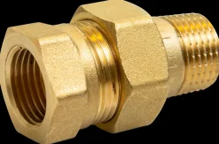 Discount Radiatorforskruning 1/2'' lige - messing Radiator Tilbehør