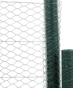 Hønsenet 50 cm grøn plastbelagt Trådvæv