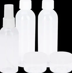 New Rejsesæt - 5 plastbeholdere Rejseartikler