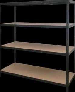 Sale Stålreol 4 hylder 180 x 160 x 60 cm Stålreoler