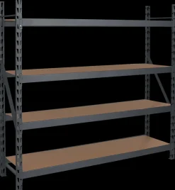 New Rockfort Stålreol med 4 hylder 182,5 x 180 x 50 cm Stålreoler
