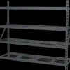 Hot Rockfort Stålreol med 4 hylder 183 x 196 x 60 cm Stålreoler