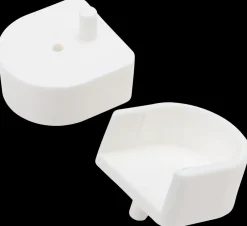 Outlet Rørophæng i hvid plast 7/8 2-pak Kroge Og Ophæng