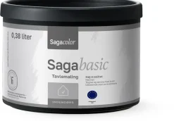 Discount Tavlemaling Sort - 0,38 liter Maling Indendørs