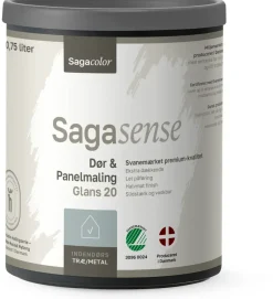 Best Dør & Panel 20 - Hvid 0,75 liter Maling Indendørs