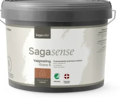 Vægmaling Glans 5 Hvid - 9 liter Maling Indendørs