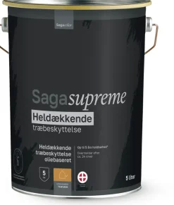 Outlet Heldækkende Træbeskyttelse 5 liter - Svenskrød Træbeskyttelse Og -Olie