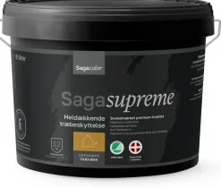 Online Heldækkende Træbeskyttelse - Sort 9 liter Træbeskyttelse Og -Olie