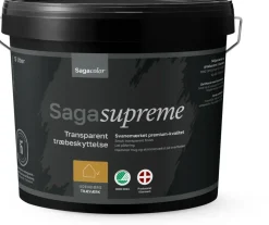 New Transparent Træbeskyttelse 5 liter - Mørk brun Træbeskyttelse Og -Olie