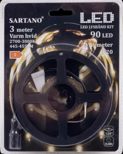 Online Flexstrip med LED 3 meter Lyslister