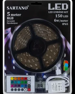 Best Flexstrip RGB LED og fjernbetjening - 5 meter Lyslister