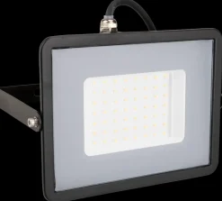 Sale Projektør med LED 50 W aluminium - sort Arbejdsbelysning