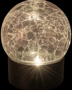 Sale Solcellelampe i glas Ø8 cm Solcellelamper