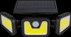 Sale Solcellelampe tredelt med sensor Solcellelamper