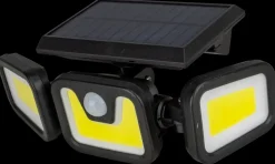 Sale Solcellelampe tredelt med sensor Solcellelamper