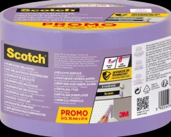 New Scotch® Afdækningstape Sarte overflader 41 meter - 36 mm 2-pak Tape