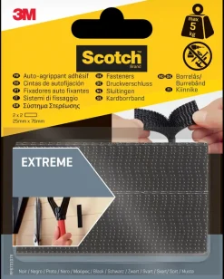 Outlet ™ Ekstreme Fasteners Sort - 25 x 75 mm Tape
