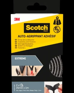 Hot ™ Ekstreme Fasteners Sort - 25 mm x 1 meter Tape