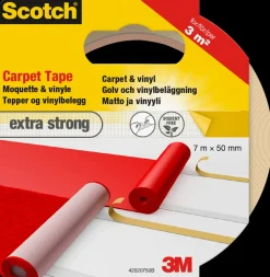 Sale ® Tæppetape Premium Ekstra Stærk 50 mm x 7 meter Tape