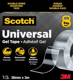 Clearance ® Universal Gel Tape Transparent 30 mm x 3 meter Tape