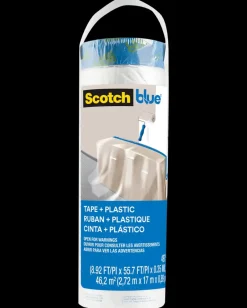 Hot Blue™ Afdækningsplast Refill med tape – 2,72 x 17 meter Afdækning