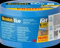 Outlet Blue™ PRO Afdækningstape 24 mm x 41 meter 2-pak Tape