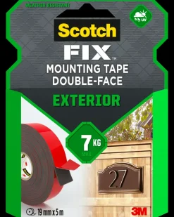 Clearance -FIX™ Dobbeltklæbende UDE 19 mm x 5 meter Tape