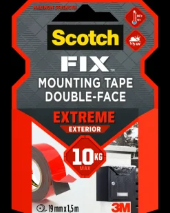 Outlet -FIX™ Dobbeltklæbende Ekstrem UDE 19 mm x 1,8 meter Tape
