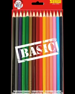 Outlet Farveblyanter basic 15 stk. Øvrige Hobbyartikler