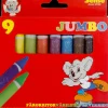 Outlet Fedtfarver jumbo 9 stk. Øvrige Hobbyartikler