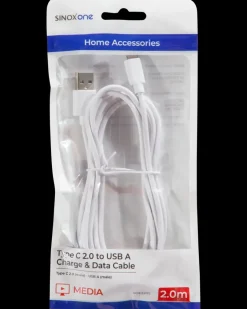 Hot - USB-C kabel hvid - 2 meter Gaming Tilbehør