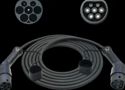 Hot Ladekabel til elbil - type 2 16A/11kW 5M Startkabler Og Starthjælp|Batteriladere