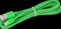 Lightningkabel 2 meter - grøn Mobiltilbehør