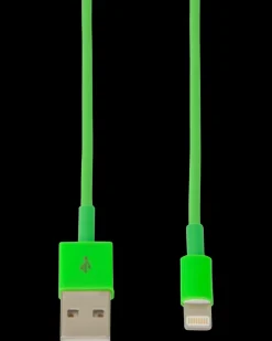 Lightningkabel 2 meter - grøn Mobiltilbehør