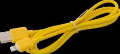Clearance Lightningkabel 1 meter - gul Mobiltilbehør