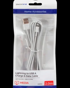 Sale Lightningkabel 2 meter - hvid Mobiltilbehør