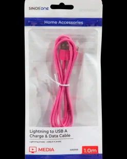 Best Lightningkabel 1 meter - pink Mobiltilbehør