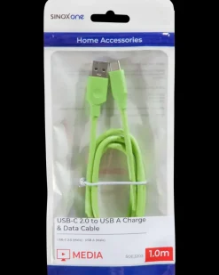 Clearance USB-C kabel 1 meter - grøn Usb-Kabler